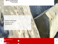 naturstein-gladis.de Webseite Vorschau
