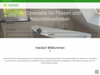 naturstein-hofmann.de Webseite Vorschau