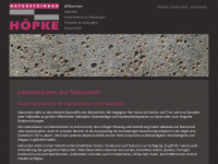 natursteinbau-hoepke.de Webseite Vorschau