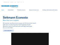 siekmann-econosto.de Webseite Vorschau