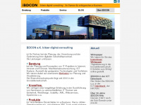bdcon.de Webseite Vorschau