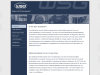 wsg-sicherheitsdienst.de Webseite Vorschau