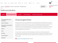 gleichstellung.unibe.ch Webseite Vorschau