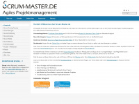 scrum-master.de Webseite Vorschau