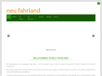 neu-fahrland.net Webseite Vorschau