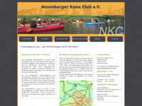 naumburger-kanu-club.de Webseite Vorschau
