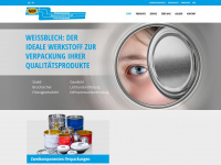 nbf-blechwarenfabrik.de Webseite Vorschau