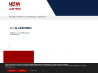 nbw-ladenbau.de Webseite Vorschau