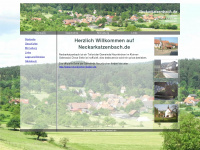 neckarkatzenbach.de Webseite Vorschau