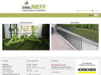 neff-landmaschinen.ch Webseite Vorschau