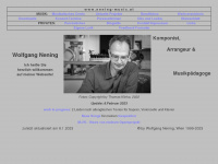 nening-music.at Webseite Vorschau