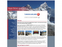 nepal-reisen55plus.de Webseite Vorschau