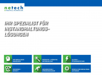 netech.ch Webseite Vorschau