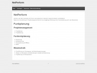 netperform.de Webseite Vorschau