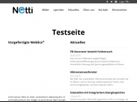 netti.de Webseite Vorschau