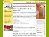 nettoyage-martigny.ch Webseite Vorschau