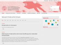 netzwerk-kinderrechte.ch Webseite Vorschau