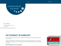 zahnarztpraxis-waldheim.de Webseite Vorschau