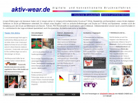 aktiv-wear.de Webseite Vorschau