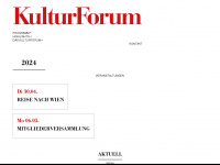 kulturforum-muenchen.de Webseite Vorschau