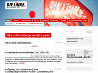dielinke-osl.de Webseite Vorschau