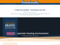 handmade-messe.info Webseite Vorschau