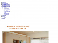neu-ag.ch Webseite Vorschau
