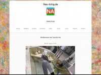 neu-artig.de Webseite Vorschau