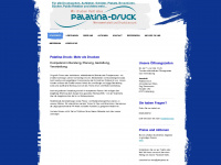 palatina-druck.de Webseite Vorschau