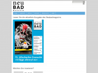 neubadmagazin.ch Webseite Vorschau