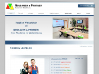 neubauer-akademie.de Webseite Vorschau
