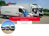 neubauer-transport.de Webseite Vorschau