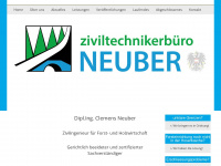 neuber-zt.at Webseite Vorschau