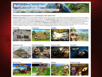 multiplayerspiel.com Webseite Vorschau