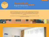 neuepost-apartment.at Webseite Vorschau