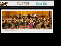 neues-sinfonieorchester.de Webseite Vorschau