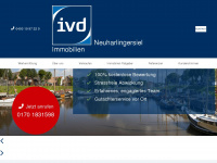 neuharlingersiel-immobilien.de Webseite Vorschau