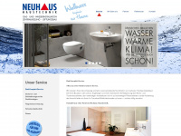 neuhaus-haustechnik.de Webseite Vorschau