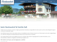 neuhaushof-westendorf.at Webseite Vorschau