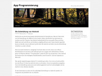 appprogrammierung.wordpress.com Webseite Vorschau