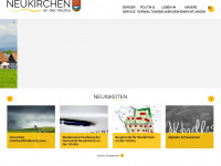 neukirchen-voeckla.at Webseite Vorschau