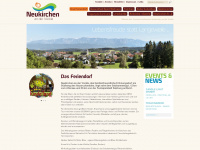 neukirchenandervoeckla.at Webseite Vorschau