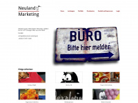 neuland-marketing.de Webseite Vorschau