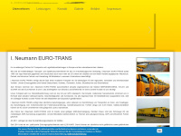 neumann-eurotrans.de Webseite Vorschau