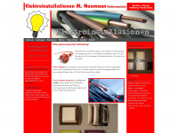 neumann-elektro.de Webseite Vorschau