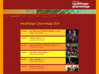 neuoettinger-gitarrentage.de Webseite Vorschau