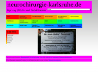 neurochirurgie-karlsruhe-online.de Webseite Vorschau