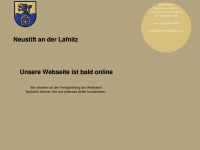 neustift-lafnitz.at Webseite Vorschau