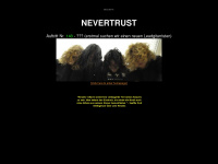 nevertrust-musik.de Webseite Vorschau