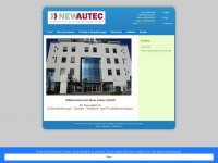 new-autec.de Webseite Vorschau